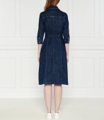 DNM LS MIDI BELTED DRESS CLER - Image 2