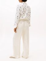 VISCOSE LINEN WIDE LEG PANTS - Image 2