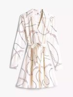 FLUID VISCOSE SHORT WRAP DRESS