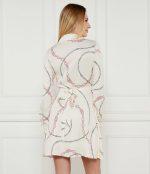 FLUID VISCOSE SHORT WRAP DRESS - Image 4