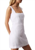 SOFT LINEN A-LINE DRESS - Image 2