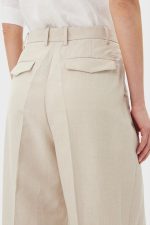 LINEN MIX RLXD STRAIGHT PANTS - Image 2