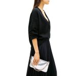 TH ICON CHAIN SHOULDER POUCH MET