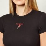 TJW SLIM TJ ROSE RIB TEE