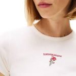 TJW SLIM TJ ROSE RIB TEE