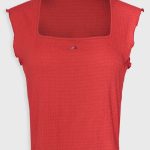 TJW SLIM SH SQUARE NCK SMOCK TOP