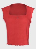 TJW SLIM SH SQUARE NCK SMOCK TOP