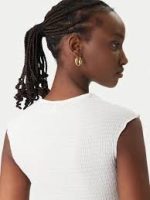 TJW SLIM SH SQUARE NCK SMOCK TOP - Image 4