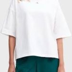 SS WOVEN LABEL OVERSIZED TEE