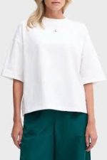 SS WOVEN LABEL OVERSIZED TEE