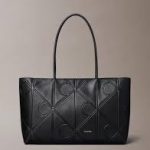 EMBOSSED AOP LEATHER TOTE