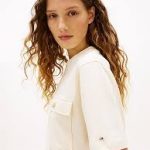 GOLD BUTTON LONG SS TEE