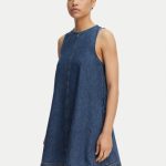 TJW A-LINE CHAMBRAY DRESS EXT