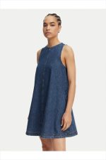 TJW A-LINE CHAMBRAY DRESS EXT