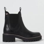 FLAG LEATHER MID HEEL CHELSEA