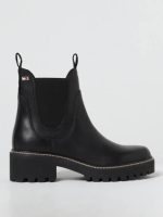FLAG LEATHER MID HEEL CHELSEA